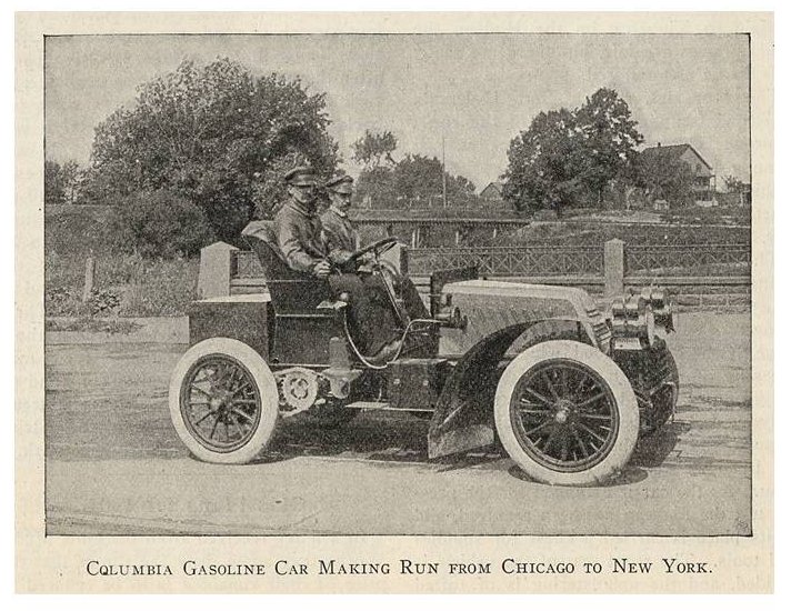 1903 RECORD RUN Chicago to New York . . .